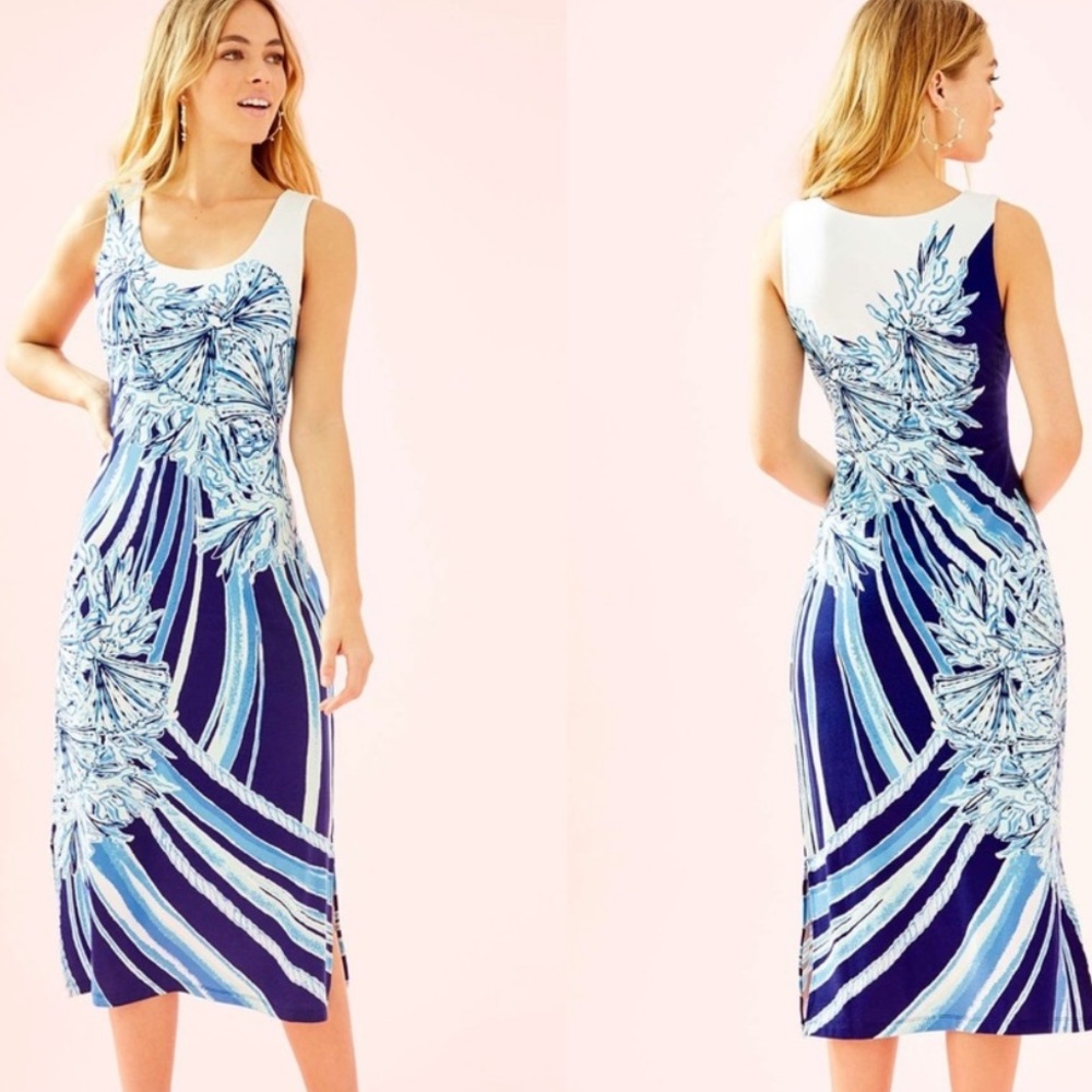 Lilly Pulitzer Mercer Midi Dress M